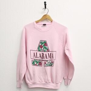 Vintage Alabama Floral Sweatshirt Large